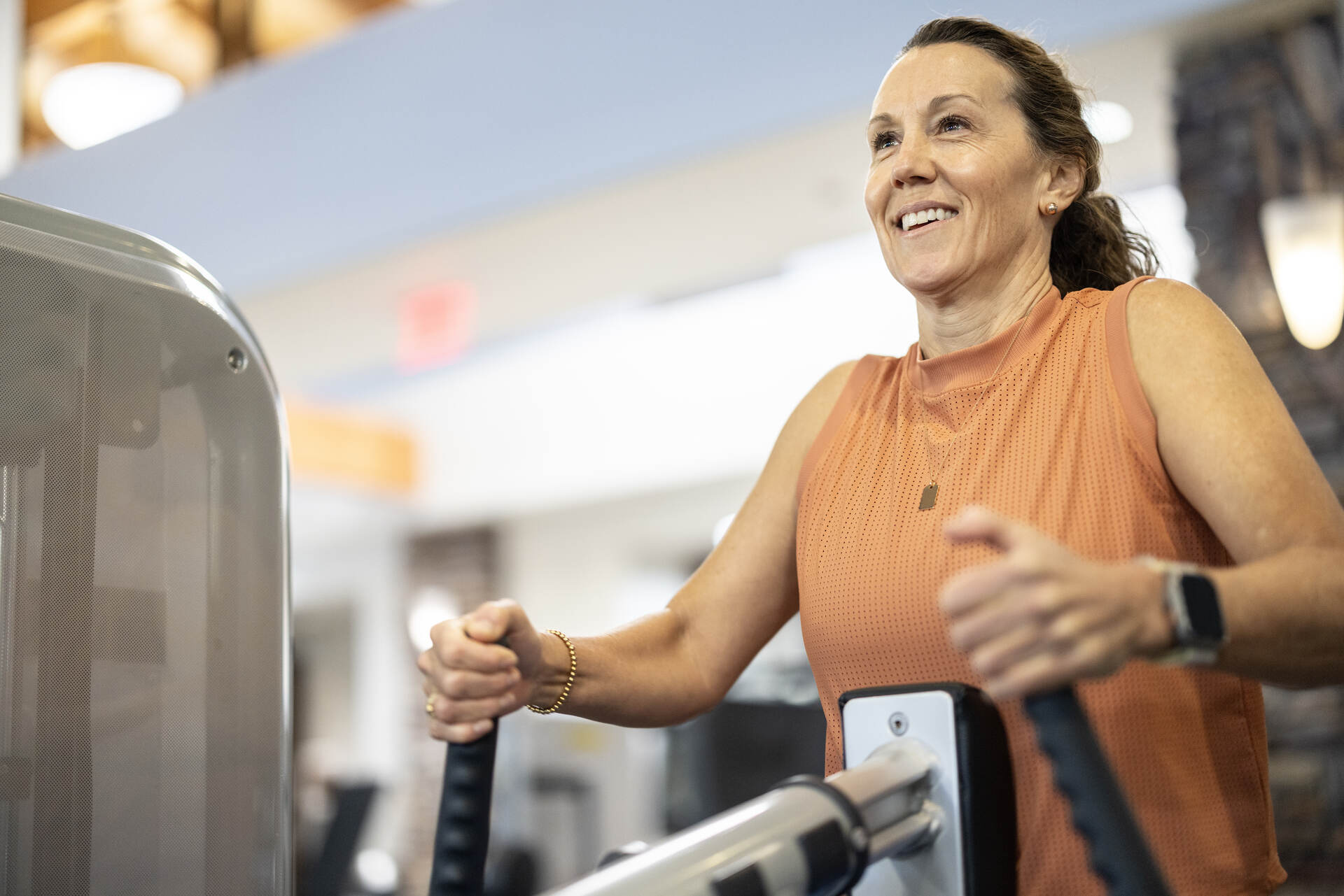 Woman exercising