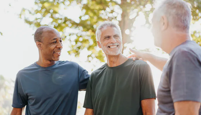 Group of healthy men