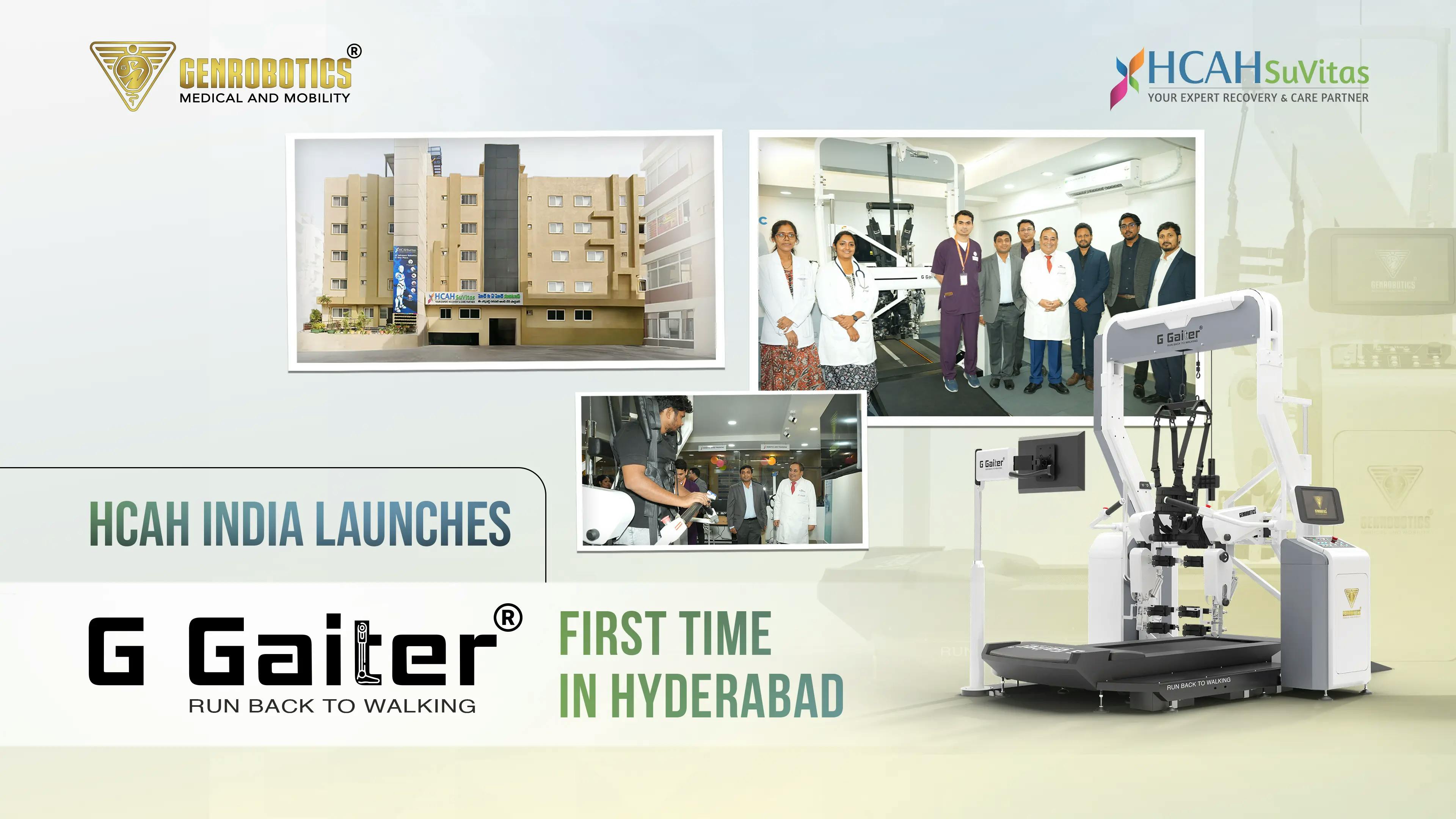 G Gaiter Installed for the First Time in Hyderabad at HCAH SuVitas Rehabilitation Centre