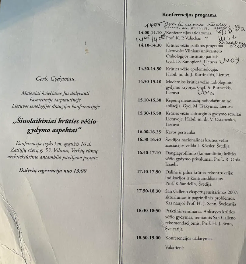 2008-05-16 Verkių Rūmai. LSDr konferencijos programa