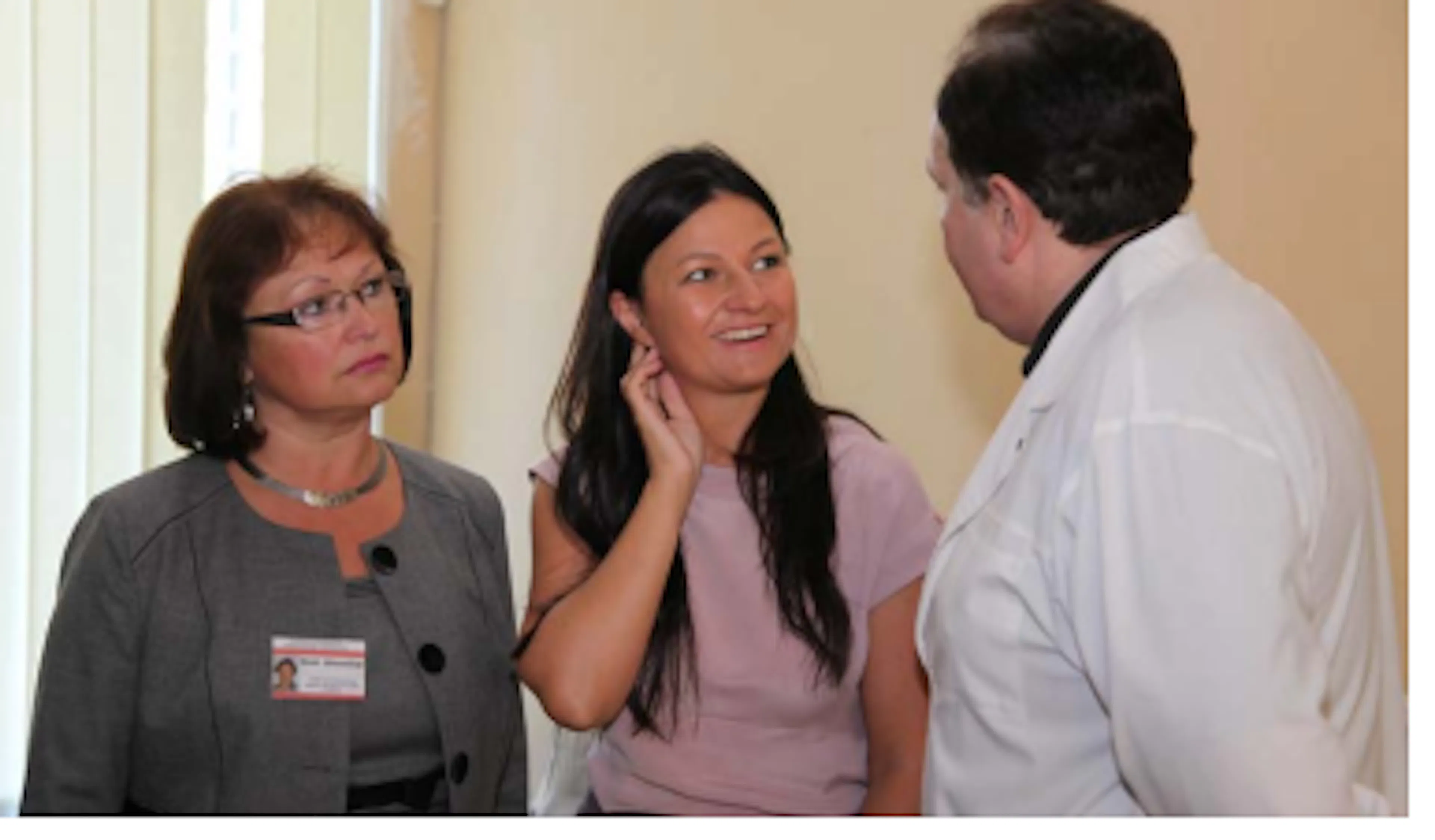 Konferencijos organizatorė A.Zuokienė, gyd. B.Aleknavičienė.