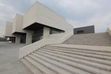 Exterior view of the National Gallery of Art, part of the Lithuanian Art Museum, located at Konstitucijos Avenue 22 in Vilnius, Lithuania — venue for the 2013 Annual International Meeting of the Lithuanian Senological Society.