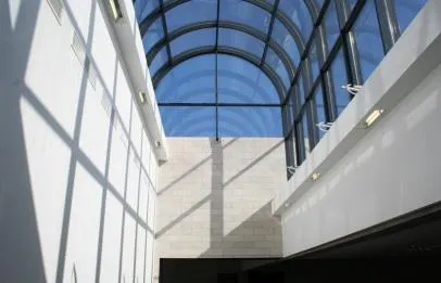 Modern architecture of the National Gallery of Art, Konstitucijos Ave. 22, Vilnius — a cultural landmark and event space in Lithuania.