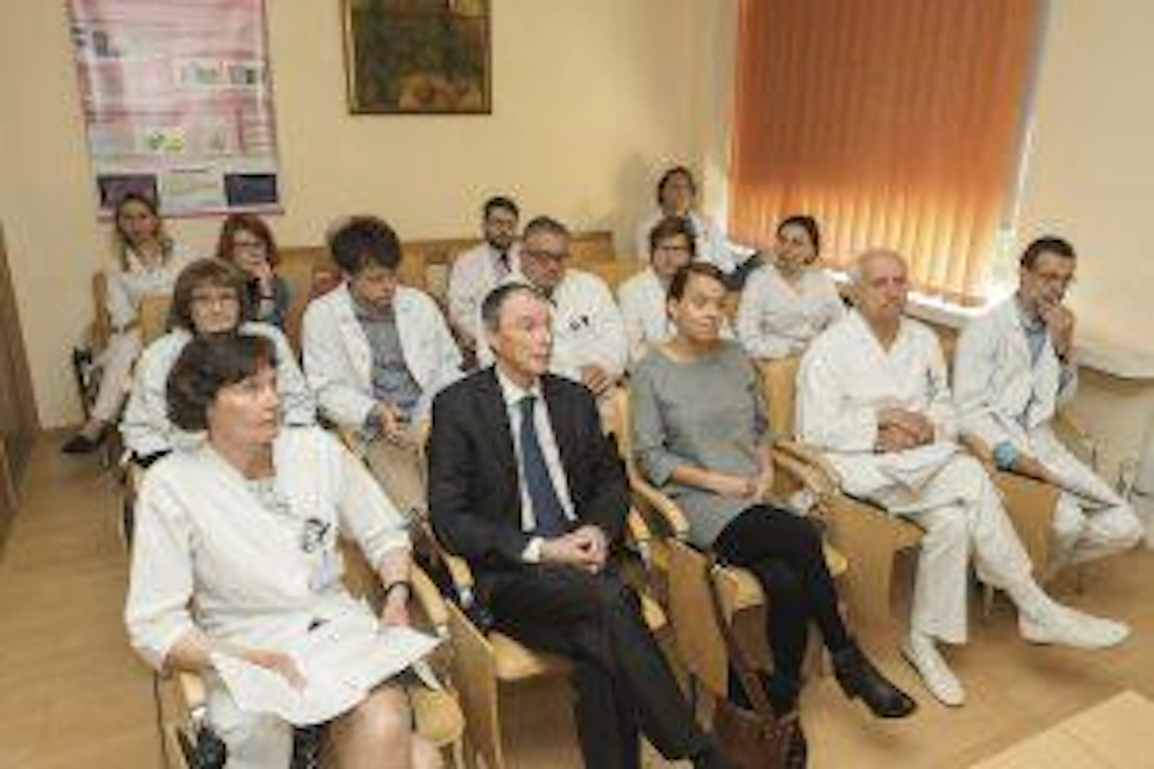 Prof. Beatas Thiurlimanas, prof. Rachel Hiltebrand krūties vėžio MDK posėdis