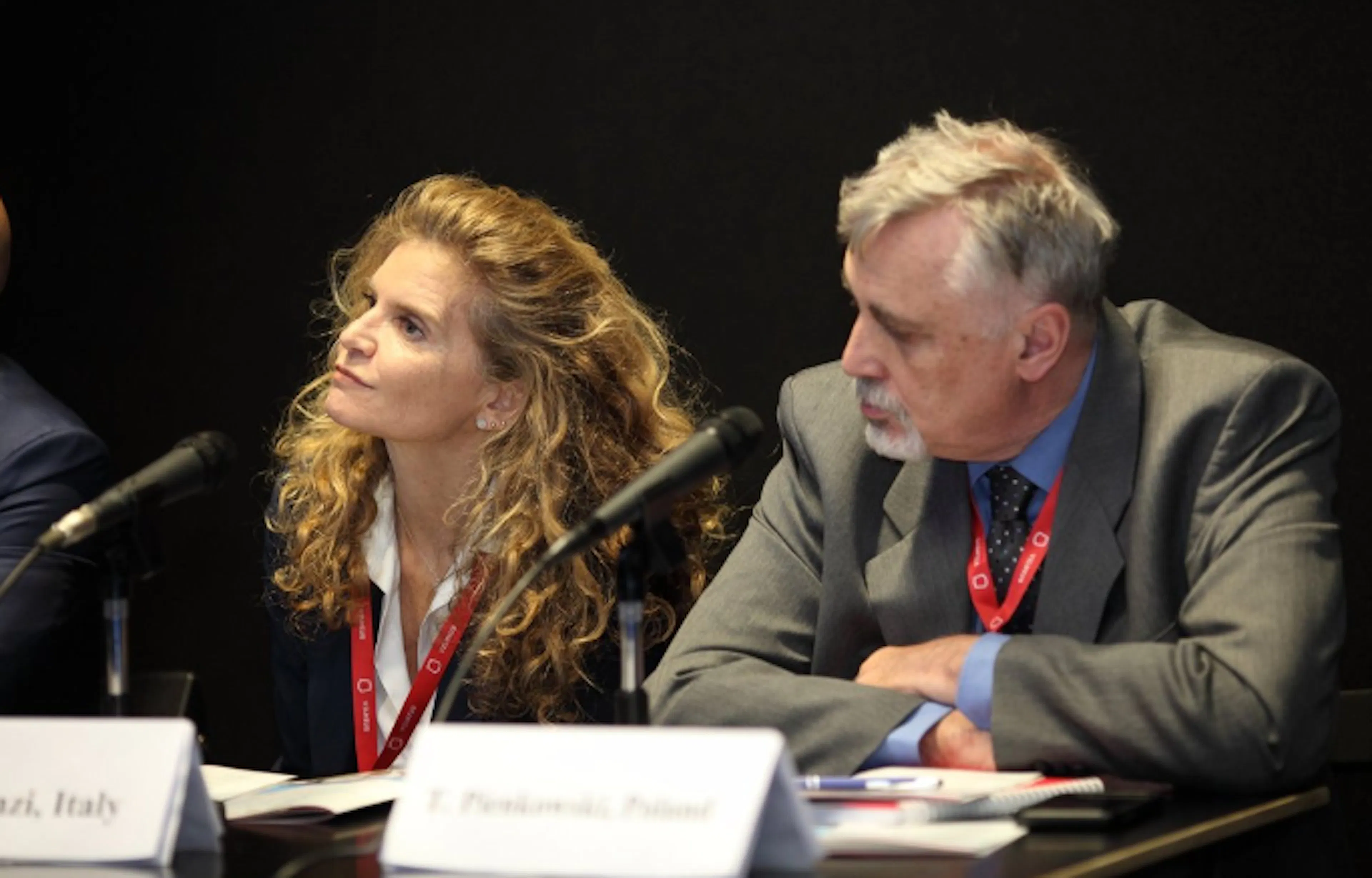 Prof. F. de Lorenzi (Italija) ir prof. T.Pienkowski (Lenkija)