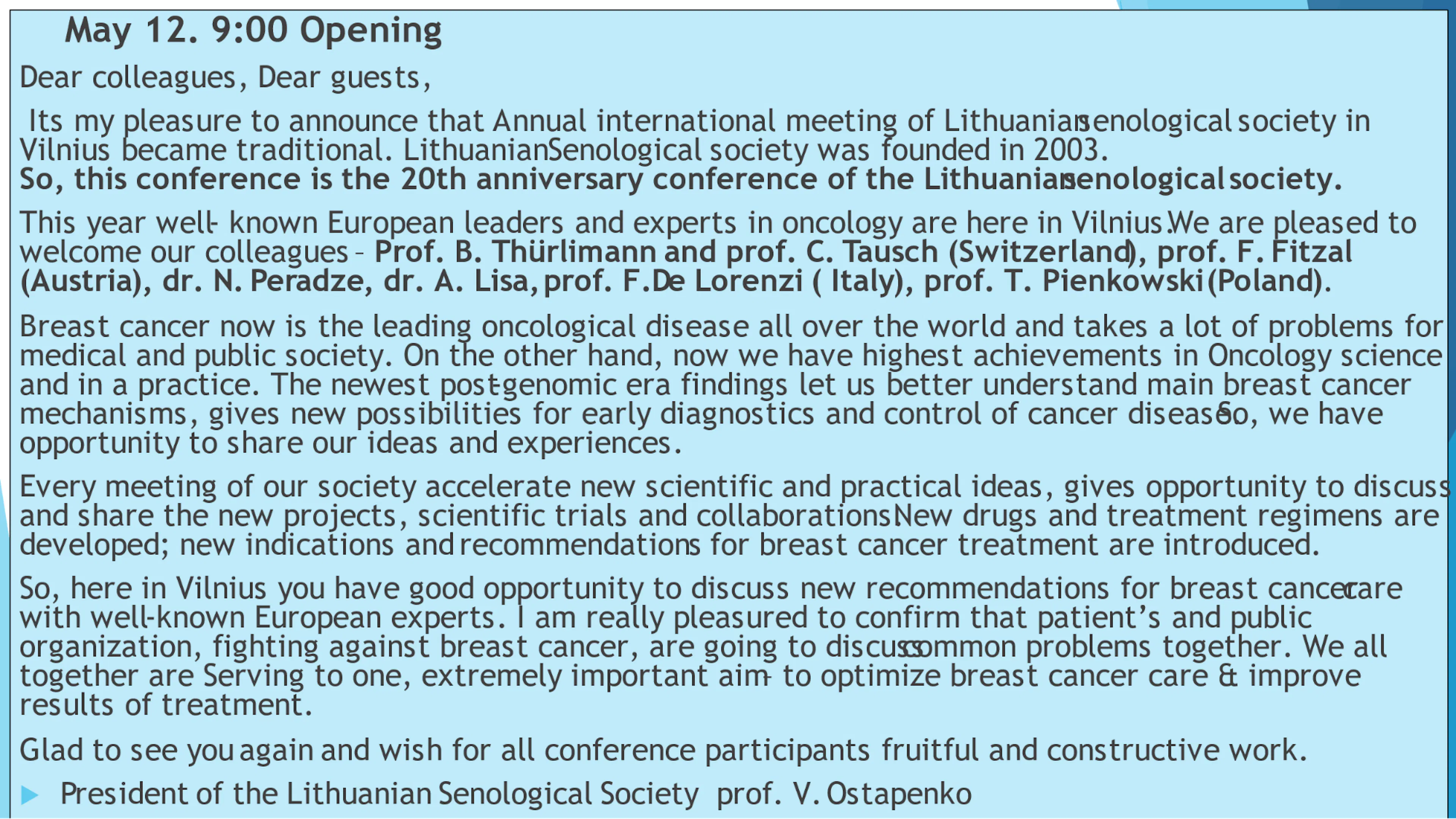 Skaidrė iš prof. V.Ostapenko pranešimo 2023-05-12 XX LSDr konferencijoje
