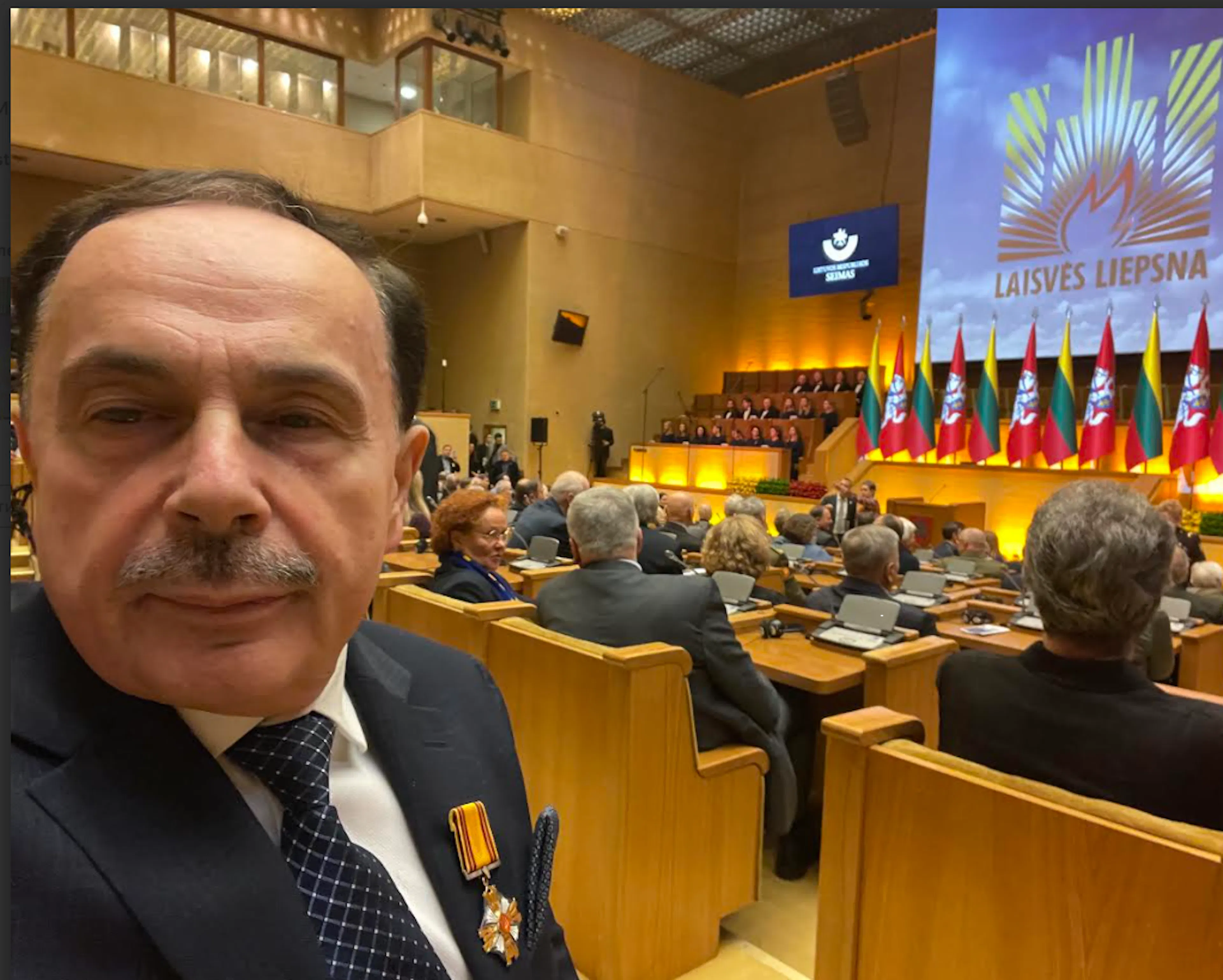 2023 m. sausio 13 d. minėjimo ceremonija Lietuvos Respublikos Seime