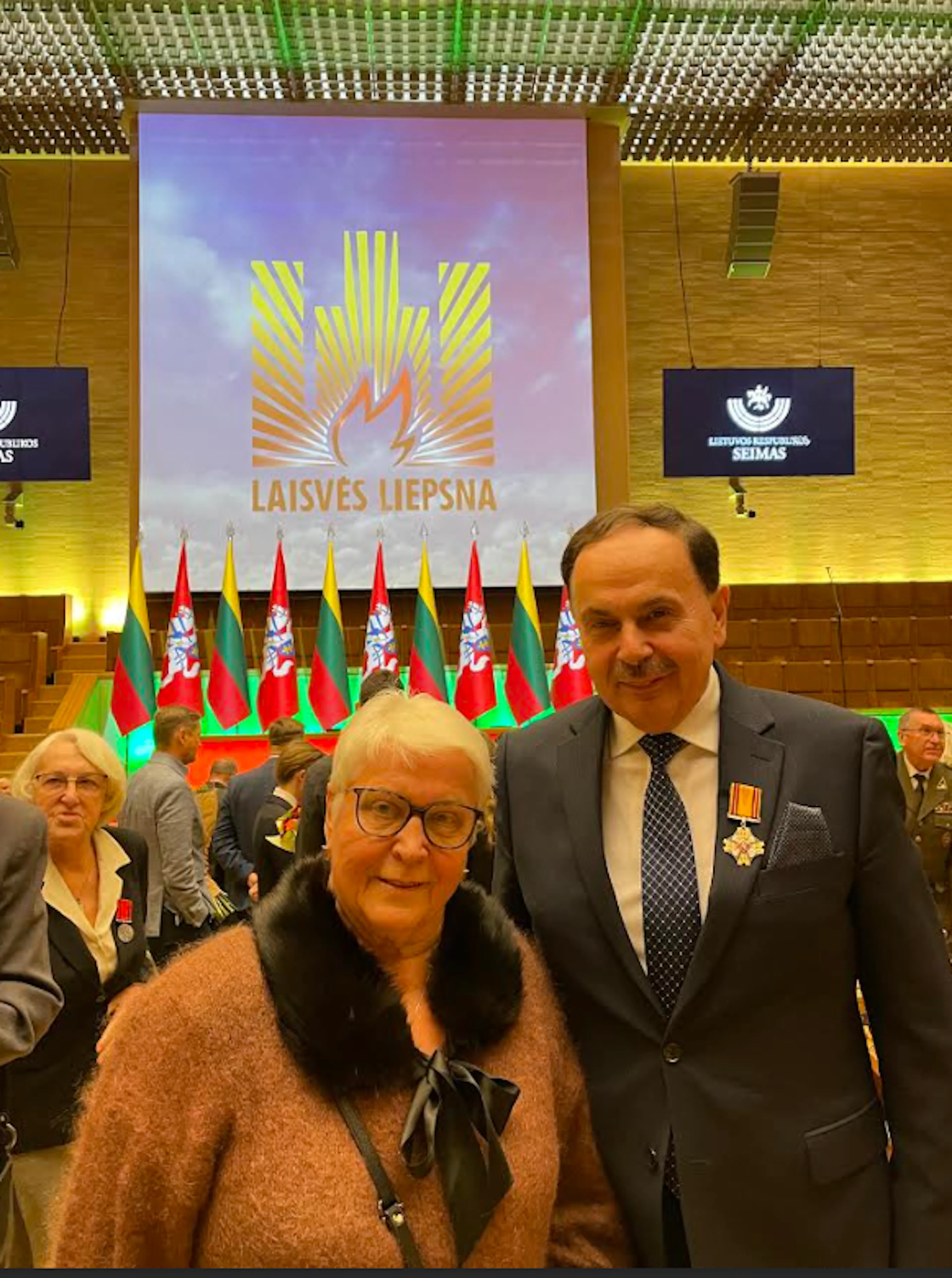 2023 m. sausio 13 d. minėjimo ceremonija Lietuvos Respublikos Seime