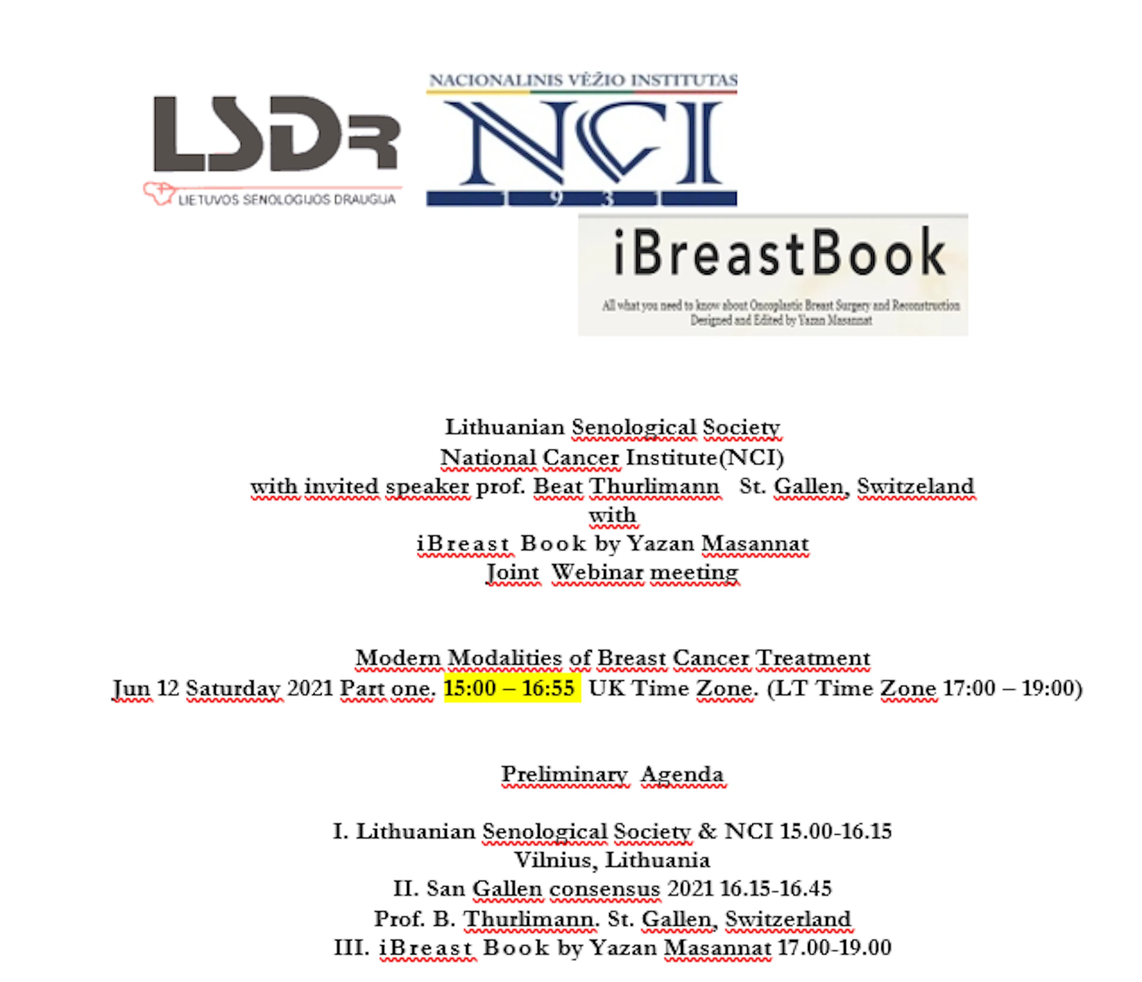 Per Didžiosios Britanijos platformą iBreast Book, organizuota virtuali tarptautinė Lietuvos Senologijos draugijos konferencija. 
