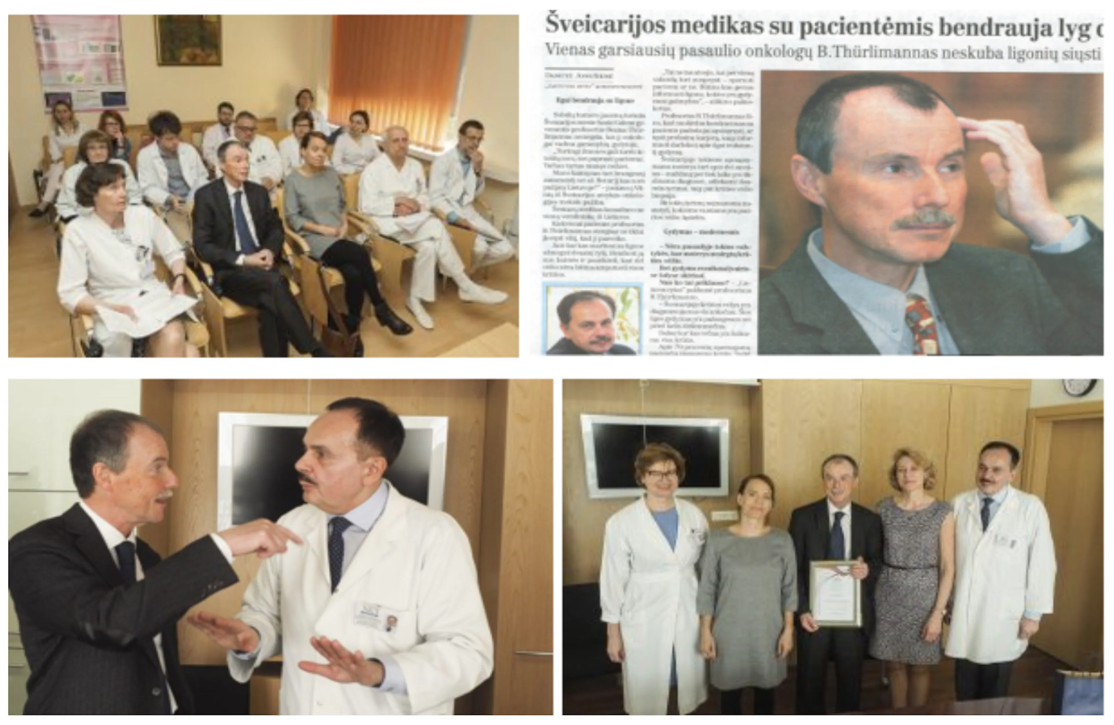 Lietuvos Senologijos kviestinių lektorių konsultacijos, mokymai 