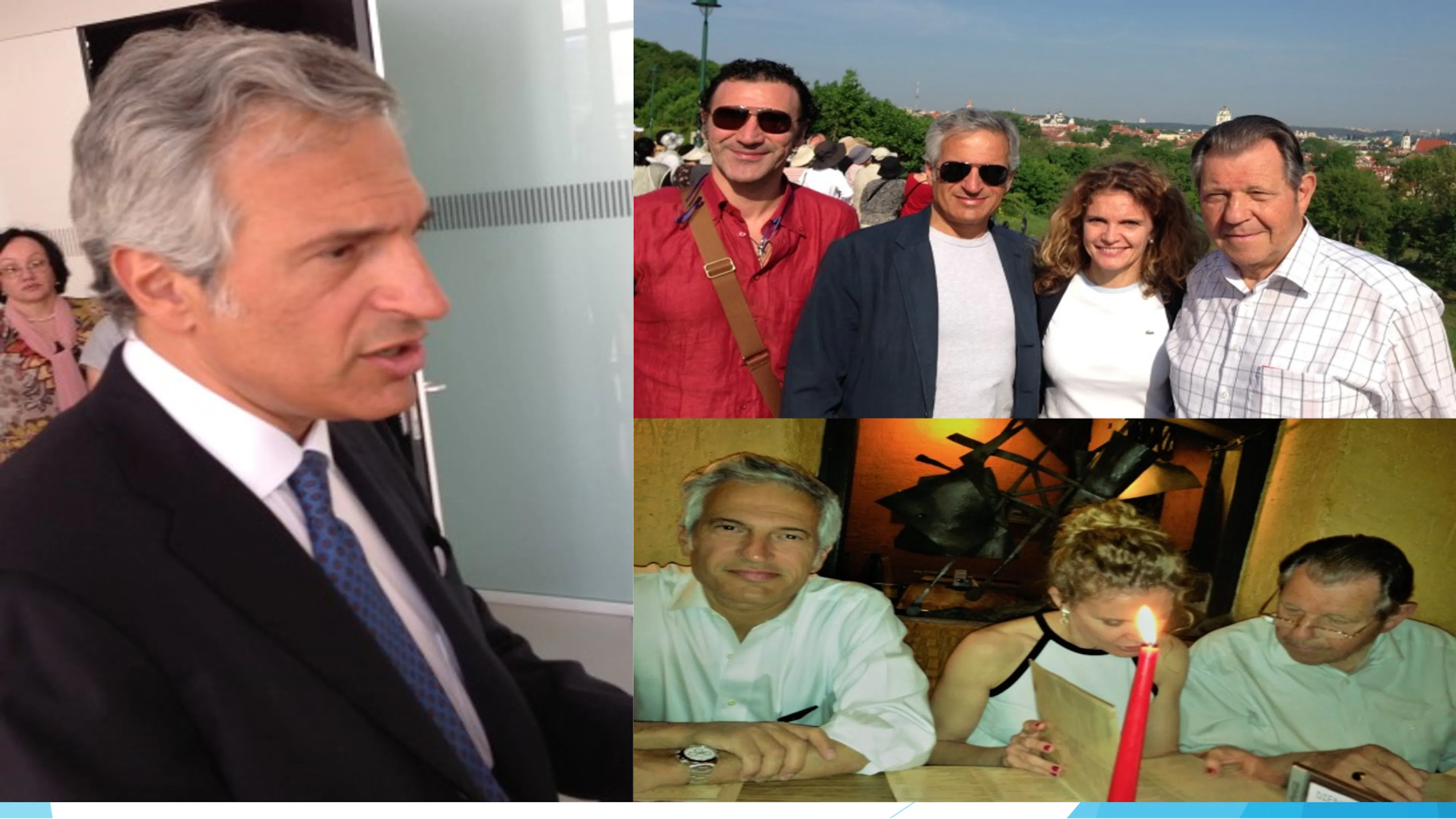 Prof. P. Veronesi (Europos Onkologijos Institutas, Milanas) ir prof. H. J. Senn (St. Galeno krūties vėžio konferencijos organizatorius, Šveicarija) 2013 m. tarptautinėje LSDR kasmetinėje konferencijoje.