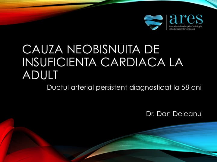 Cauza neobisnuita de insuficienta cardiaca la adult