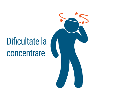 Dificultate la concentrare, simptome stenoze de accident vascular cerebral