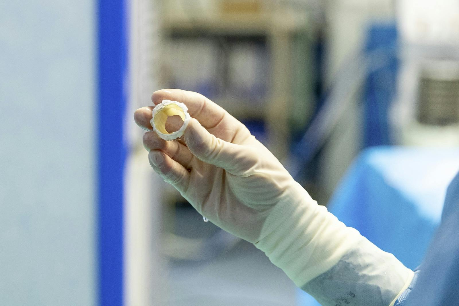 Proteza valvulară aortică înainte de implant