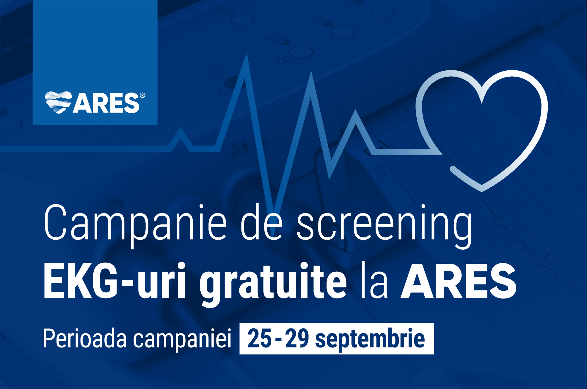 Campanie de ECG-uri gratuite pentru clujeni în perioada 25-29 septembrie