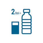 1. Vei bea cel puțin 2 litri de apă, pentru a elimina substanța de contrast
