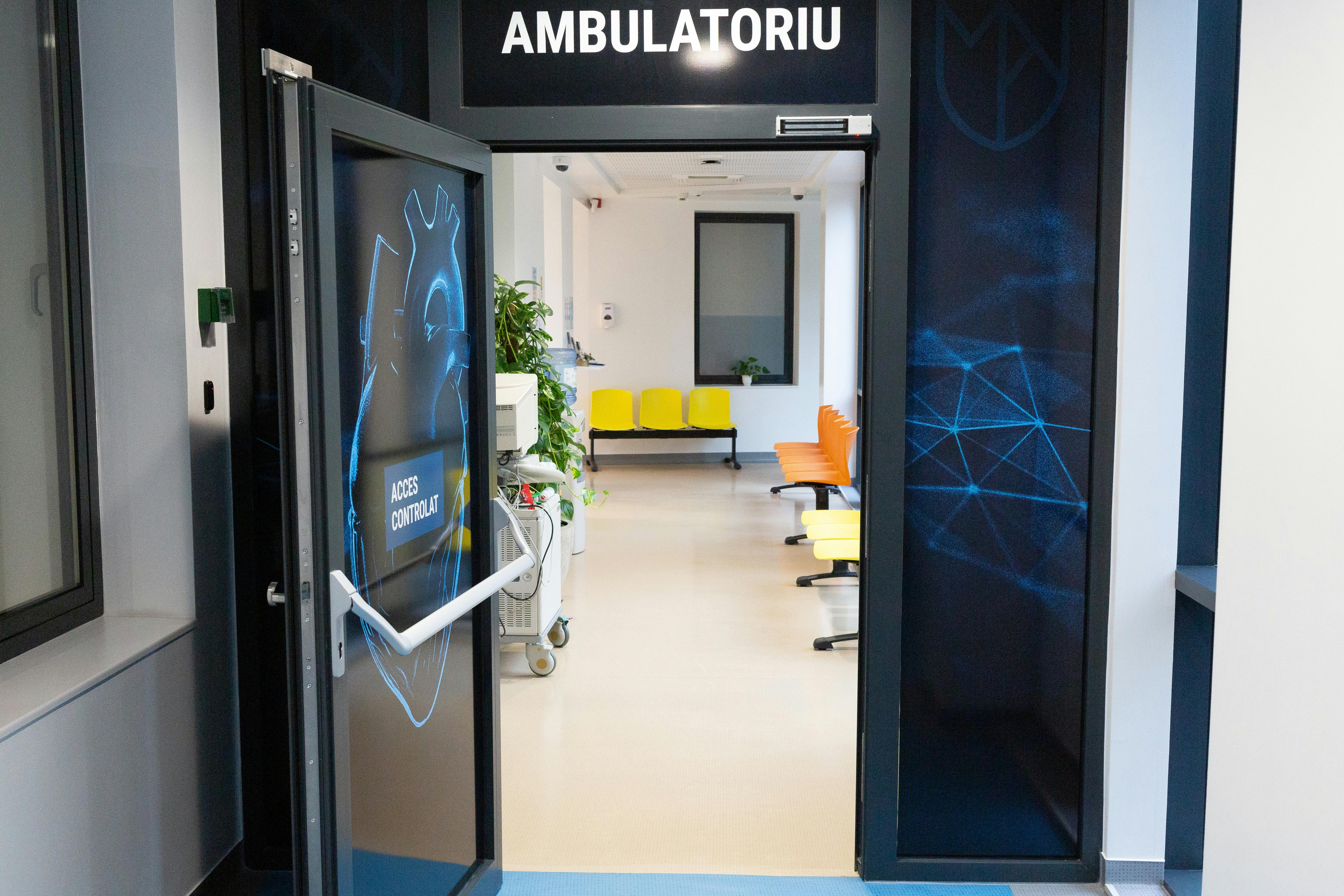 Intrare ambulatoriu - Spitalul ARES Cluj Napoca