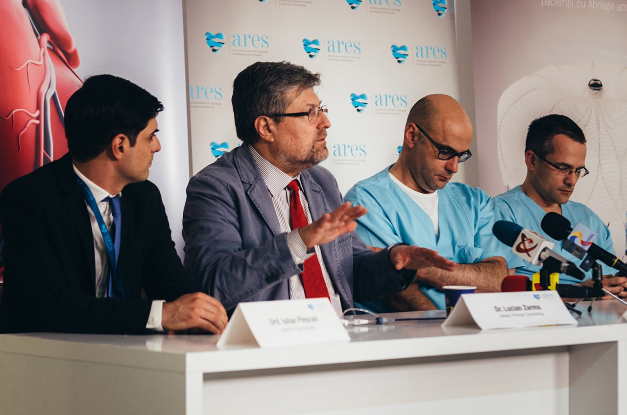 Conferinta de Presa - Procedura Watchman |  Centrele ARES | Inovatie in Cardiologie