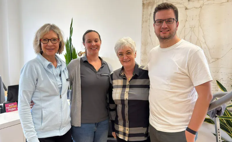 Foto von Lars und Manuela Ludwig bei promedi Physiotherapie