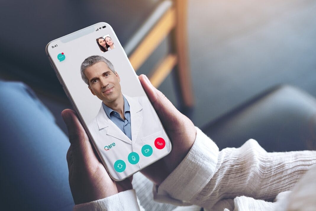 Video call with a doctor