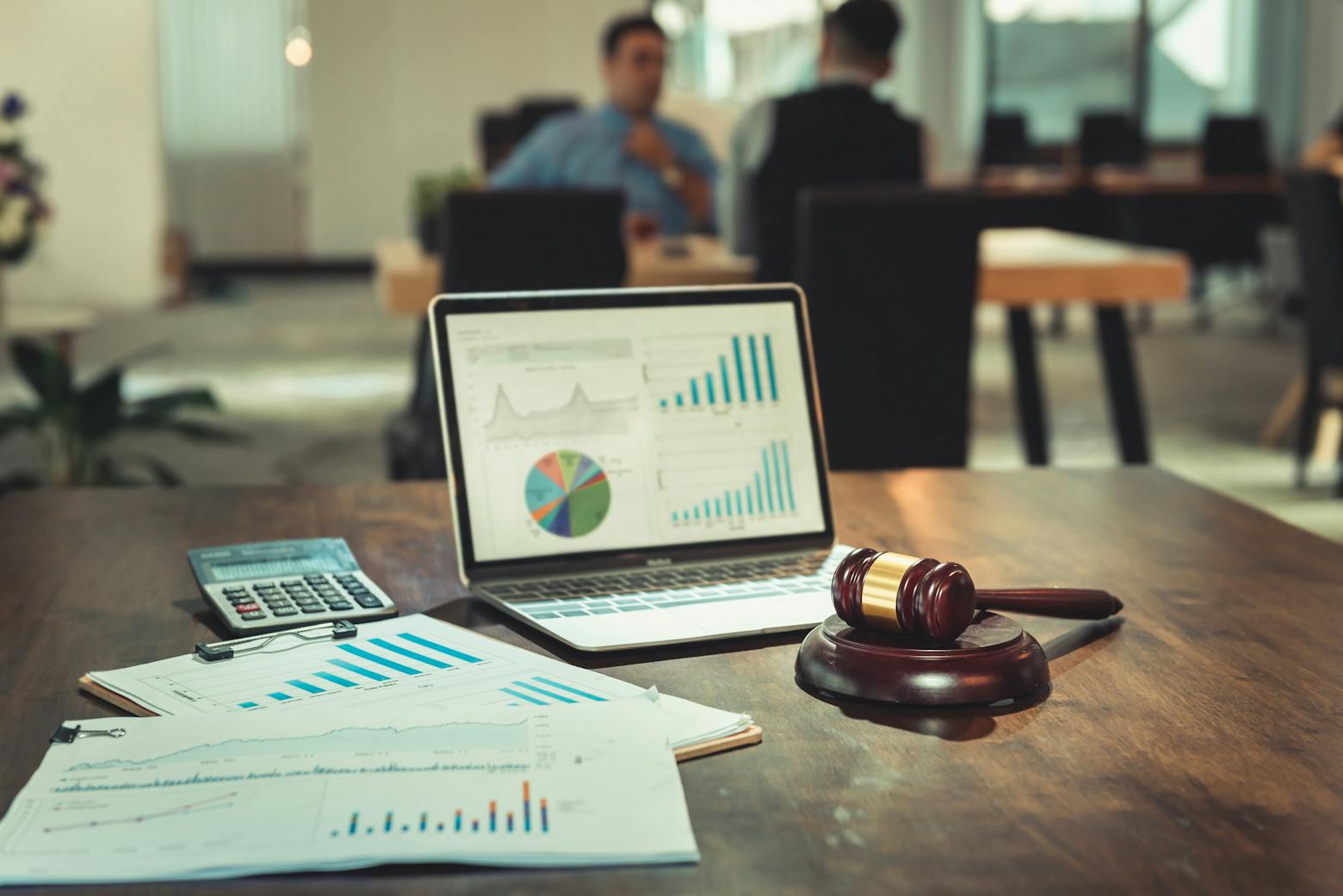 Court evidence showing charts and graphs representing Monsanto evidence presented in Roundup trial