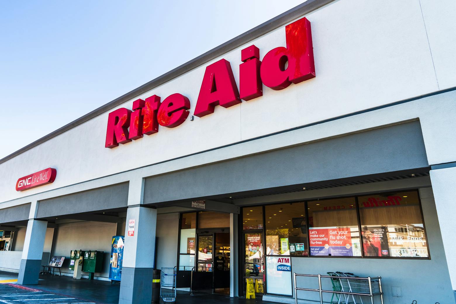 Rite Aid pharmacy representing the company's involvement in the distribution of opioids.