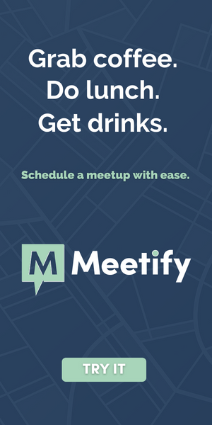 Easily schedule in person meetings. Choose a central place and time without back and forth emails and texts.