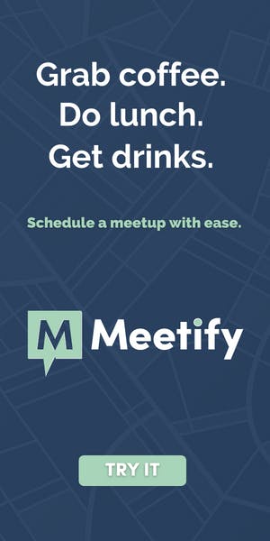 Easily schedule in person meetings. Choose a central place and time without back and forth emails and texts.
