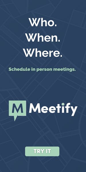 Easily schedule in person meetings. Choose a central place and time without back and forth emails and texts.