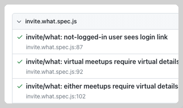 Meetify uses automated testing for reliability.