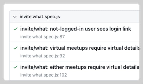 Meetify uses automated testing for reliability.