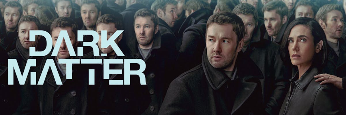 Image from Apple TV+. Dark Matter is a mind-bending thriller starring Joel Edgerton and Jennifer Connelly based on the best-selling novel from Blake Crouch.