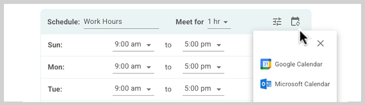 Calendar icon screenshot