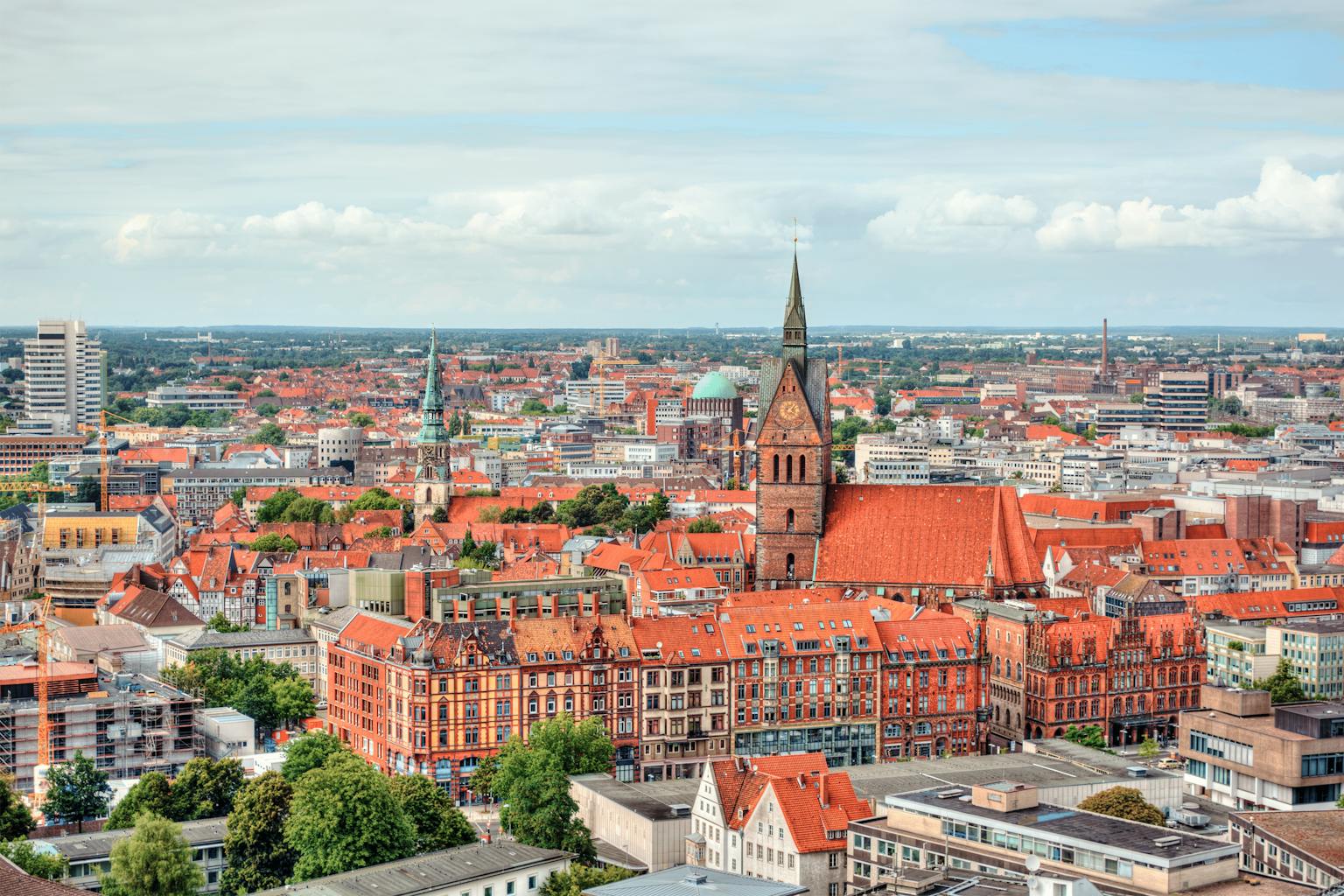 Blick auf die Stadt Hannover