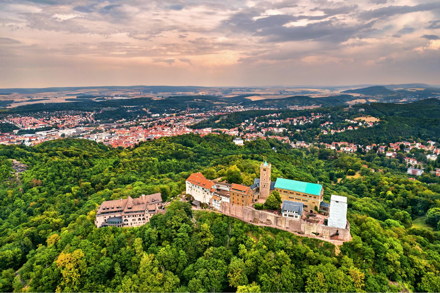 Blick auf die Wartburg in Eisenach