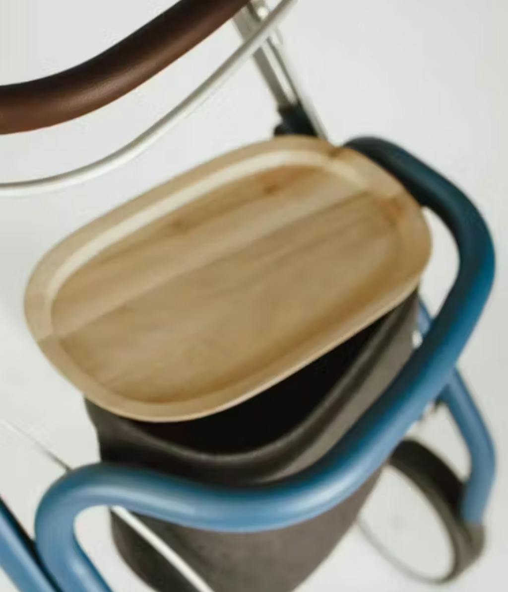 Wohnraumrollator Detail von schräg oben