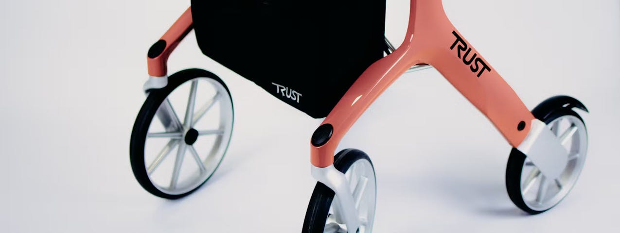 Detailbild von einem Rollator