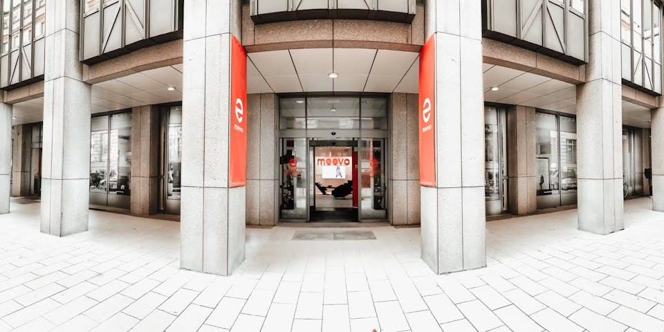 Blick auf den meevo Store am alten Wall