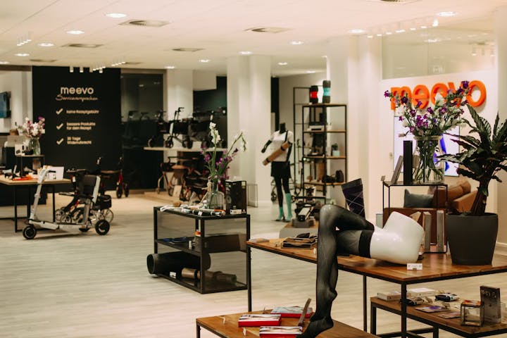 Impression aus dem meevo Store am Alten Wall