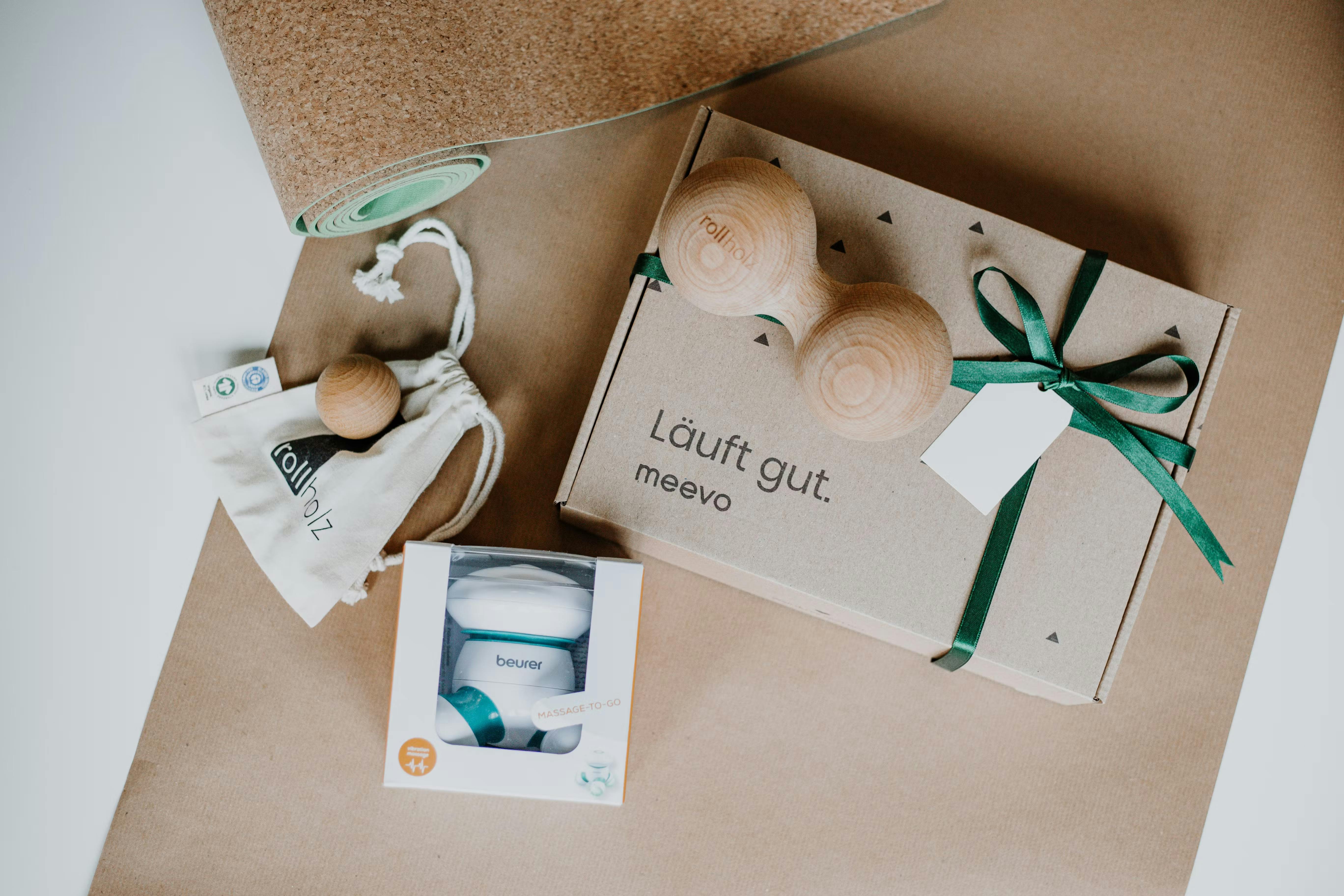 Geschenk auf Boden