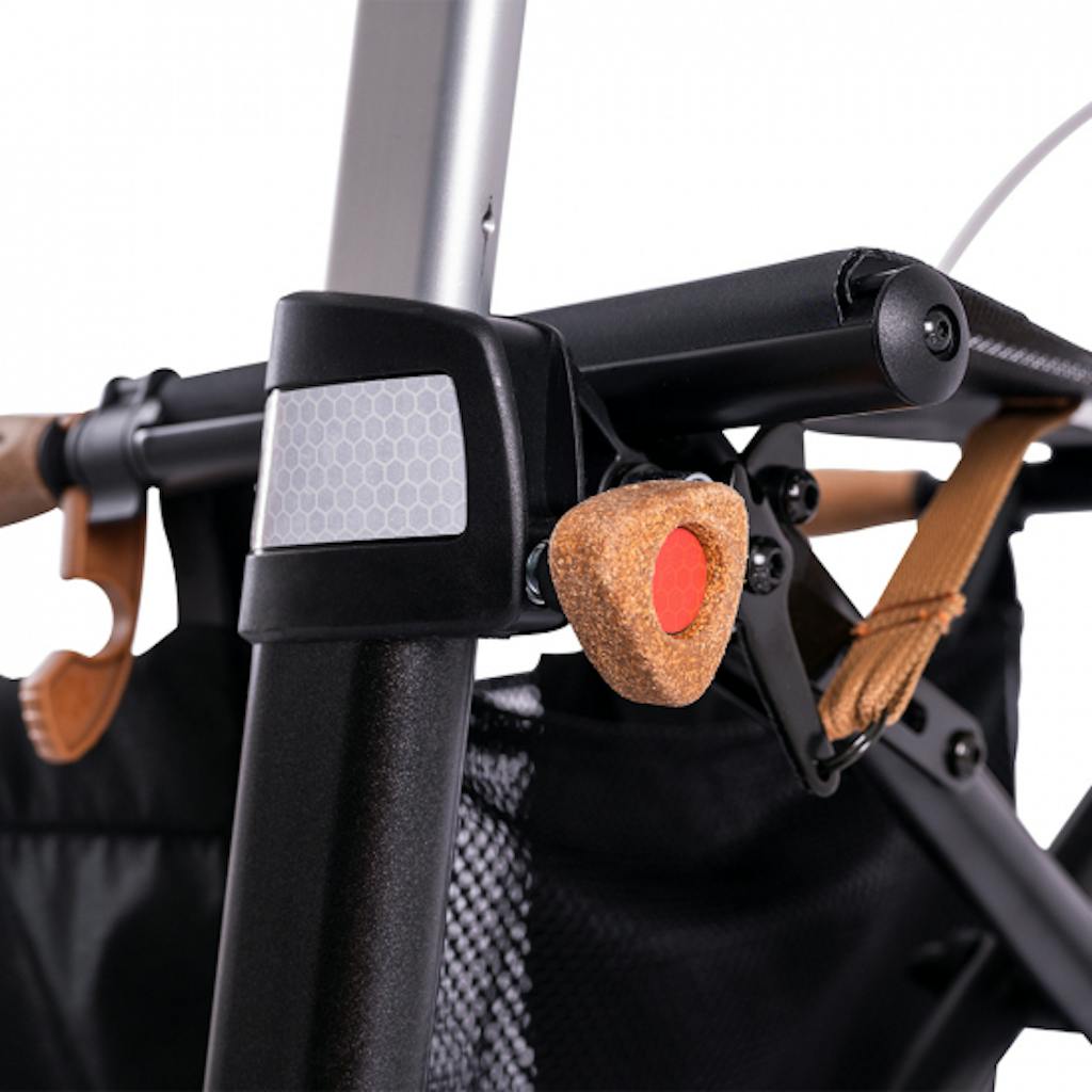 Detailansicht der Korkelemente und Reflektoren