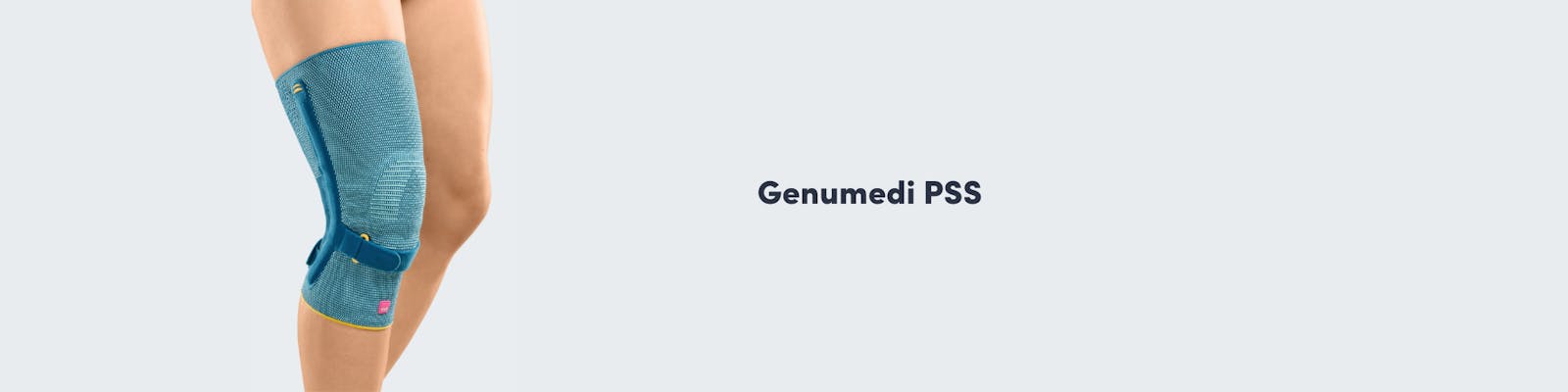 Genumedi PSS Orthese vor grauem Hintergrund.