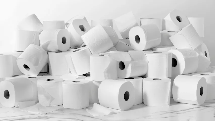 Bild von Toilettenpapier