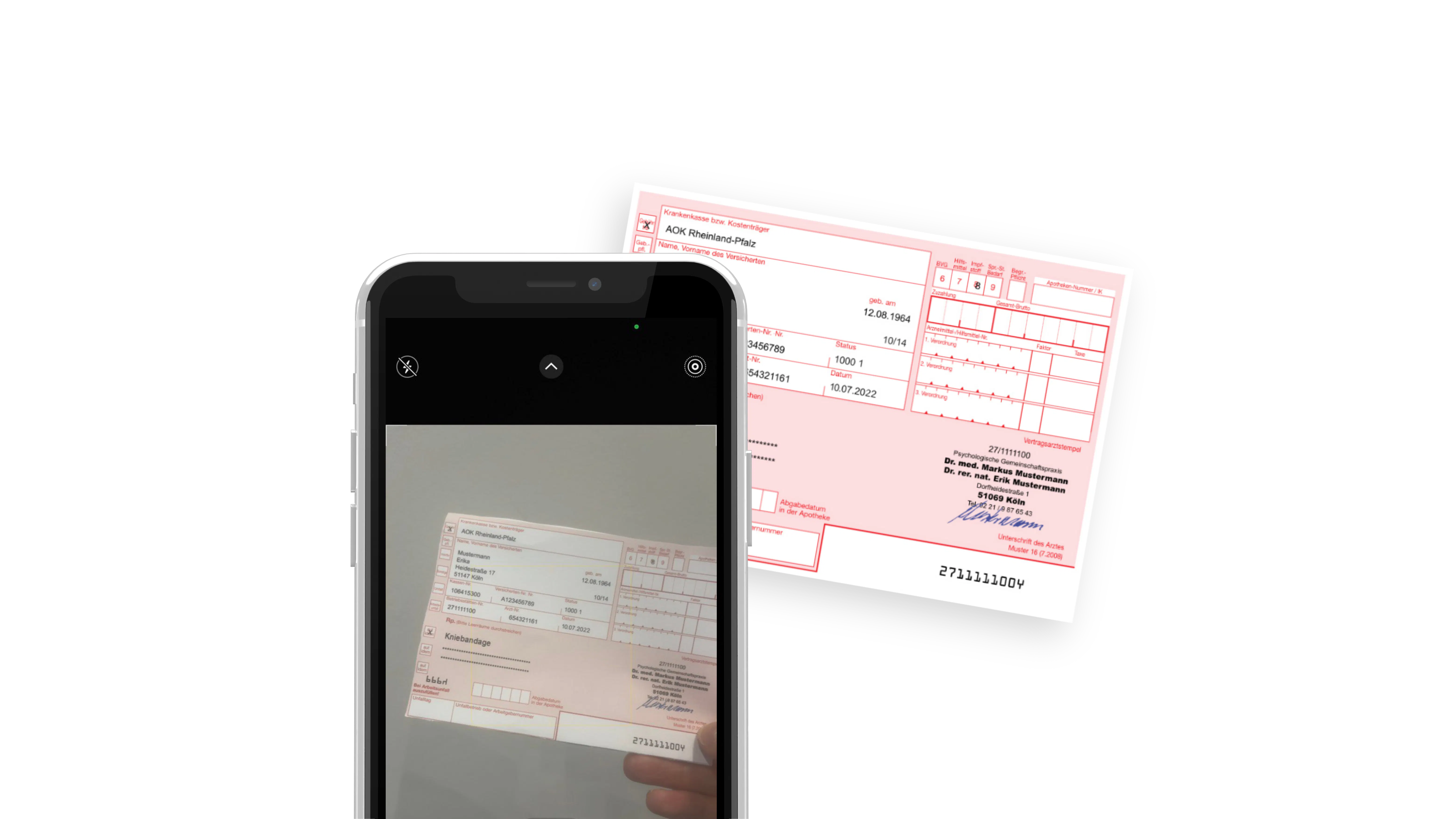 Handy fotografiert Rezept