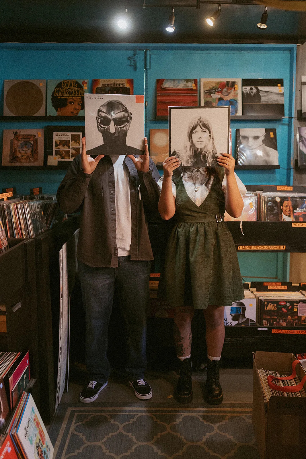 San Diego Record Store Engagement Session