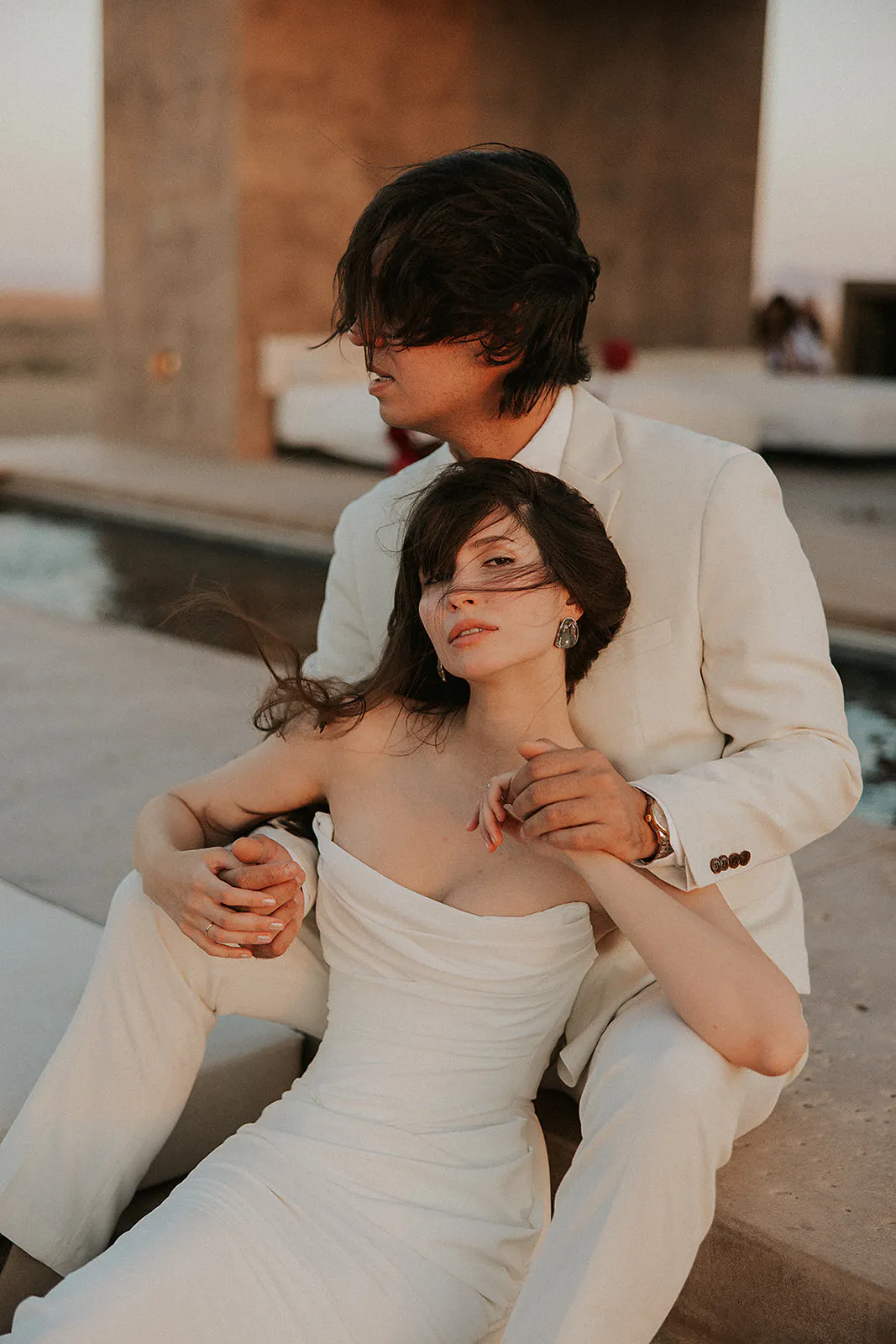 Joshua Tree elopement photos at The Folly