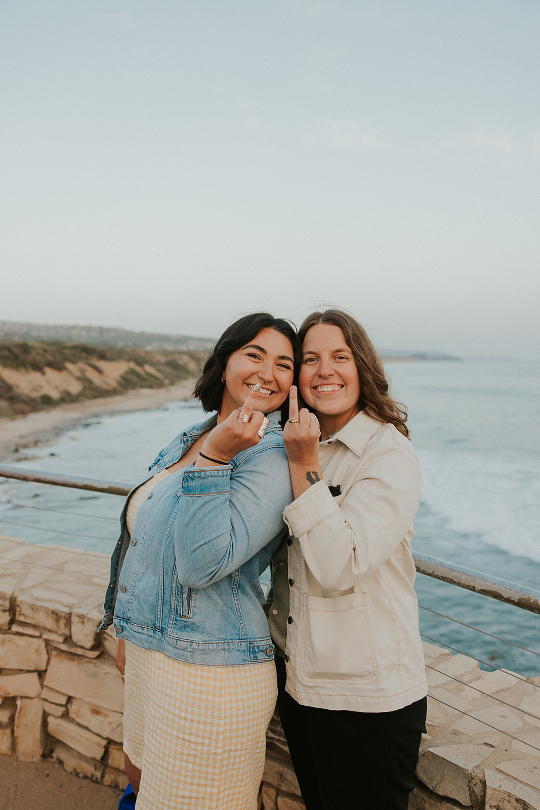 Two brides proposing to each other in Laguna