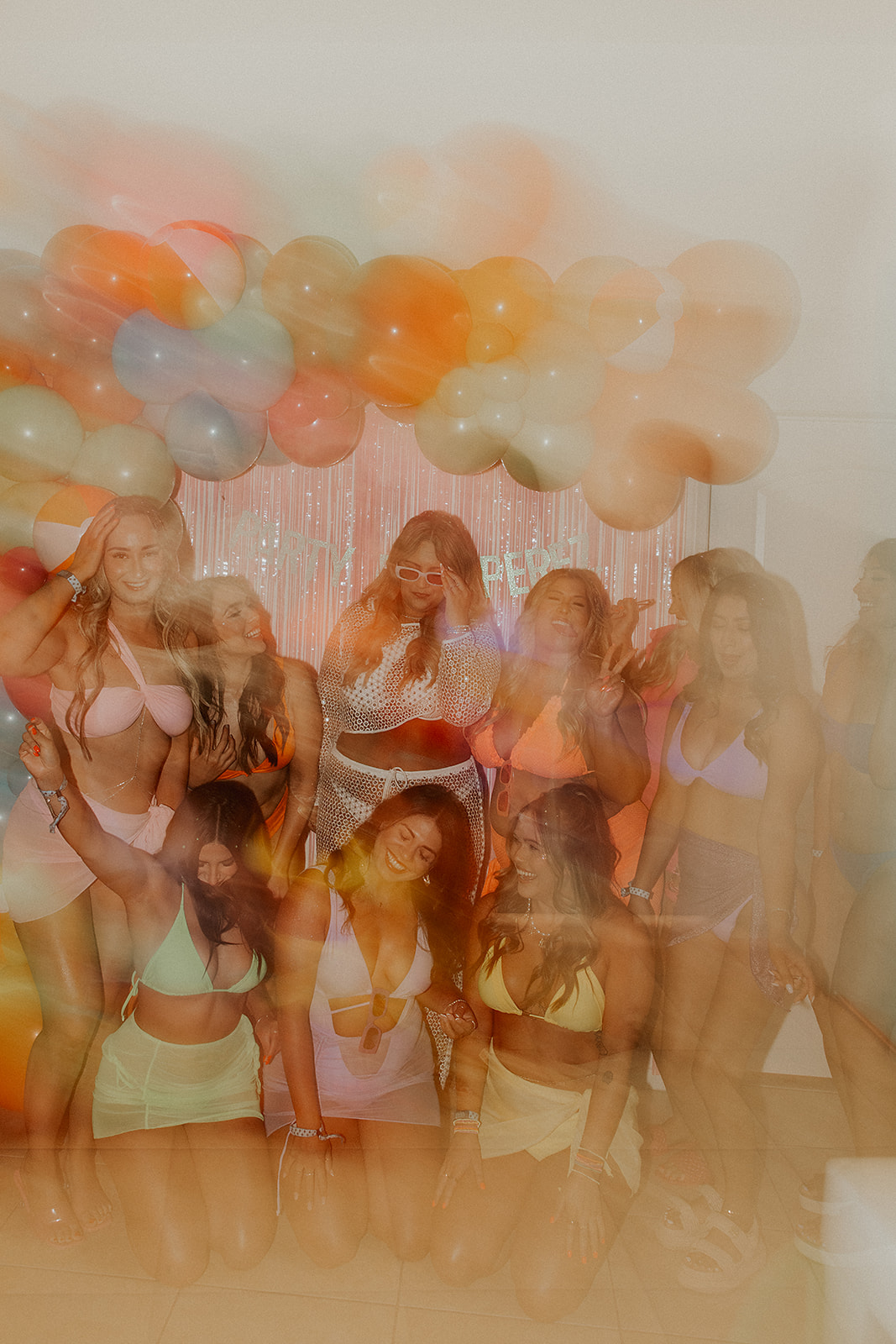 Artsy Bachelorette Party group photo