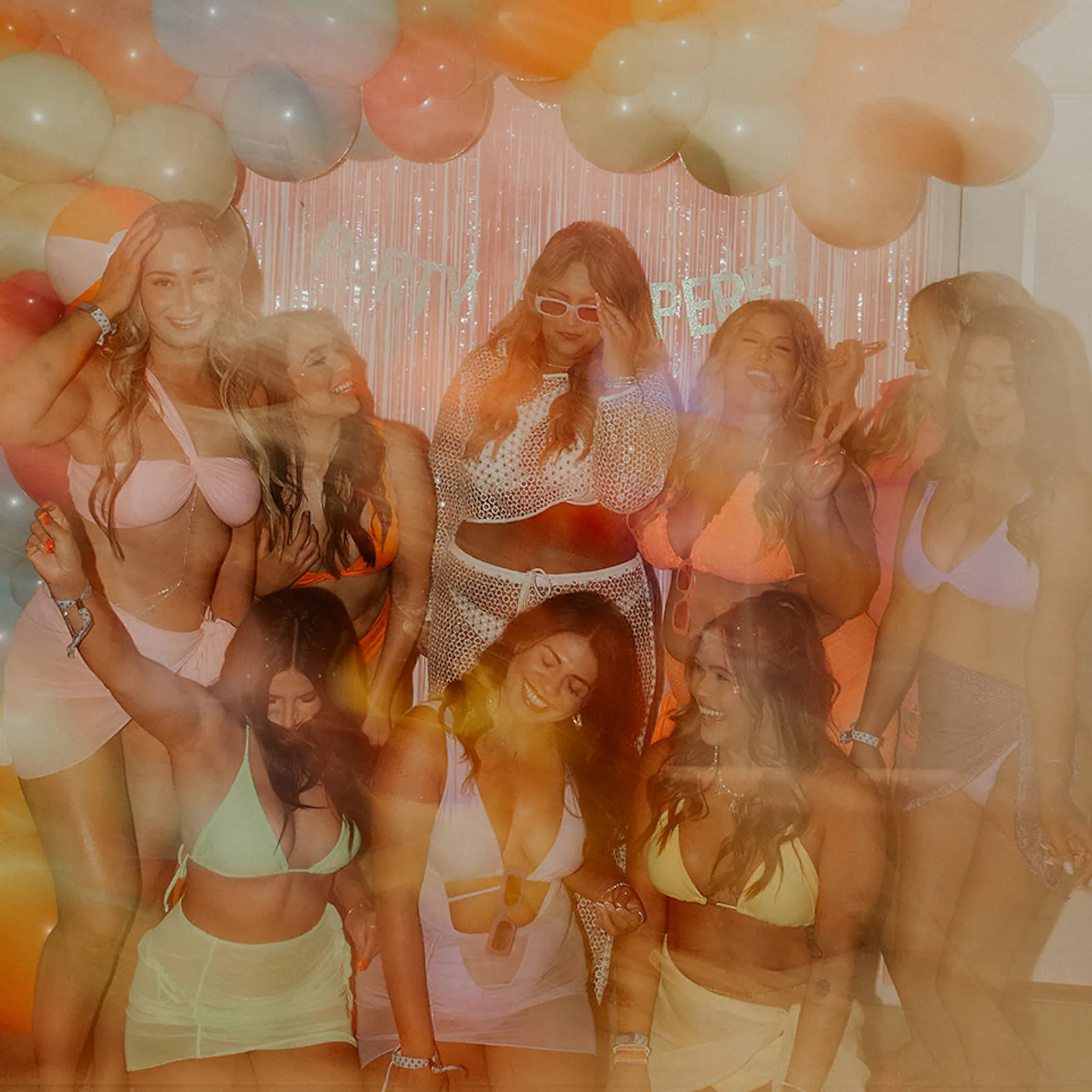 Artsy Bachelorette Party group photo