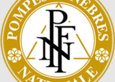 Devanture de Pompes Funèbres Nationales